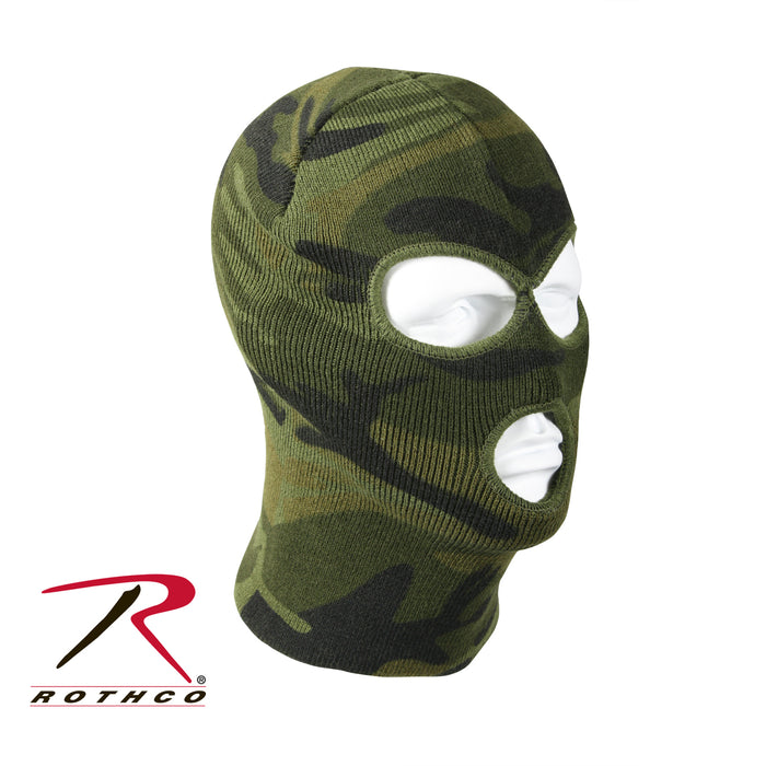 Rothco Deluxe Camo 3-Hole Face Mask