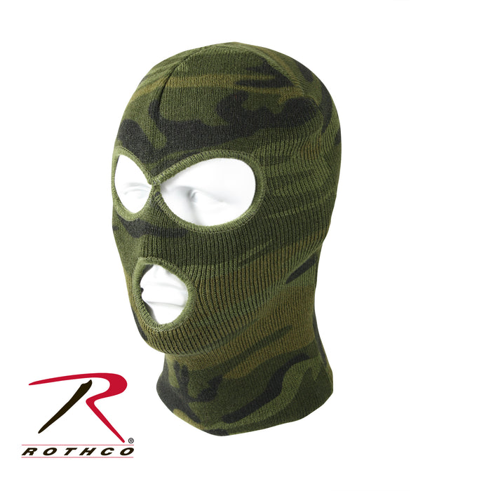 Rothco Deluxe Camo 3-Hole Face Mask