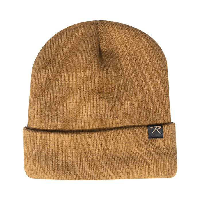 Deluxe Fine Knit Sherpa-Lined Watch Cap