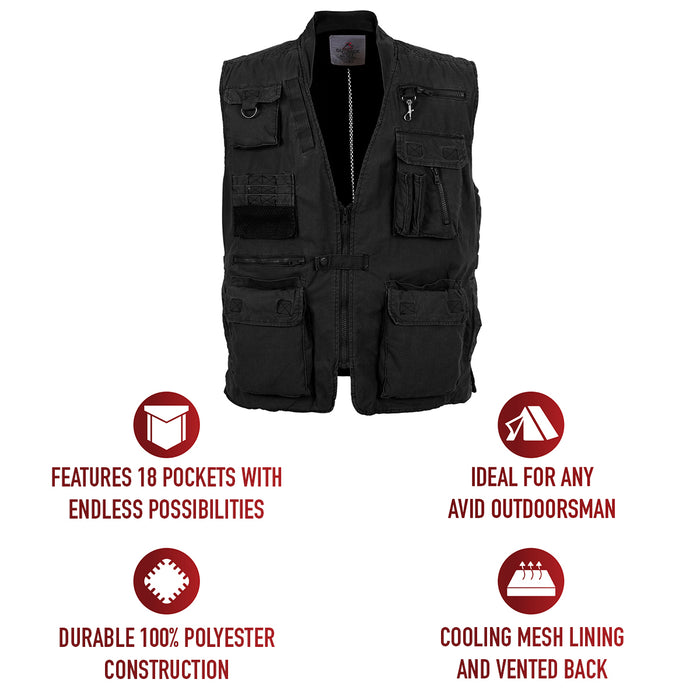 Rothco Deluxe Safari Outback Vest