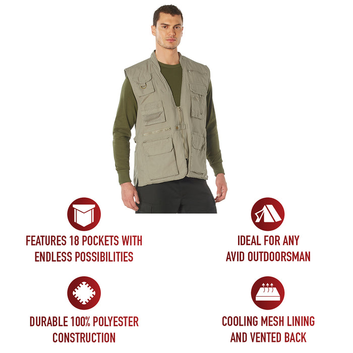 Rothco Deluxe Safari Outback Vest