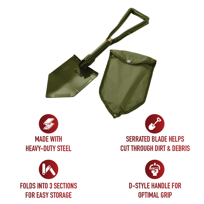 Rothco Deluxe Tri-Fold Shovel