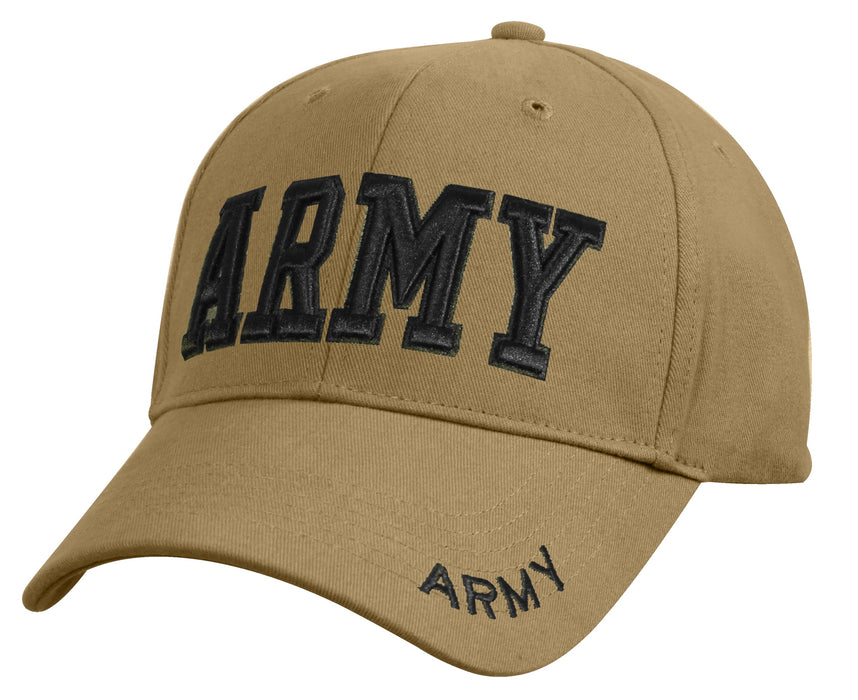 Rothco Deluxe Army Embroidered Low Profile Insignia Cap