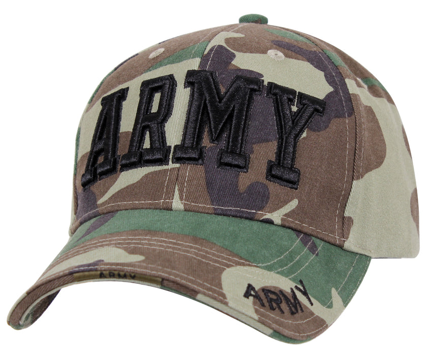 Rothco Deluxe Army Embroidered Low Profile Insignia Cap