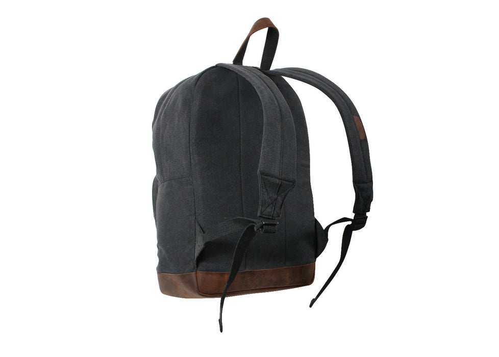 Rothco Vintage Canvas Teardrop Backpack With Leather Accents