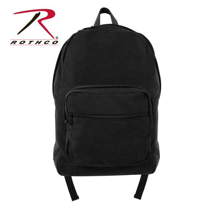 Rothco Vintage Canvas Teardrop Backpack With Leather Accents