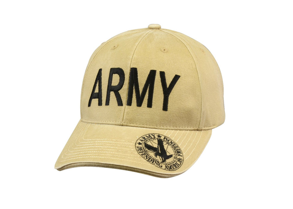 Rothco Vintage Deluxe Army Low Profile Insignia Cap