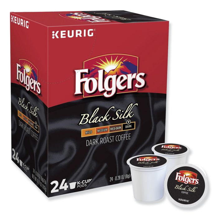 Folgers Gourmet Selections Black Silk Coffee K-Cups, 24/Box - DS GMT6662