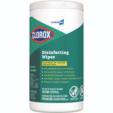 Clorox Disinfecting Wipes 75/Canister - DS CLO15949EA