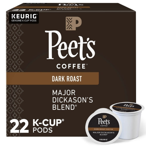Peet's Major Dickason's Blend K-Cups, 22/Box - DS GMT6547