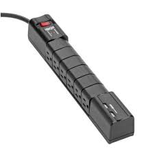 Tripp Lite Protect It! Surge Protector, 6 AC Outlets/2 USB Ports, 8 ft Cord, 1,080 J, Black