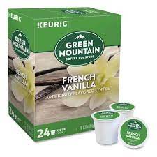 Green Mountain French Vanilla Coffee K-Cup Pods, 24/Box - DS GMT6732