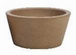 8.5" BRN Clay Planter