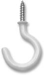 4PK 7/8" WHT Cup Hook