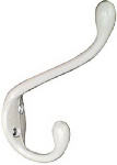 HD WHT Garment Hook