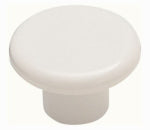 1-1/4" WHT Cabinet Knob