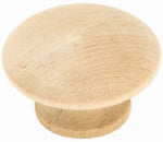 1-1/2" Unfinish WD Knob