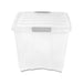 IRIS Stack and Pull Latching Flat Lid Storage Box, 13.5 gal, 22" x 16.5" x 13.03", Clear IRS100243