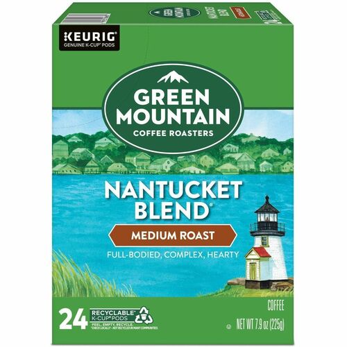 Green Mountain Nantucket Blend Coffe K-Cups, 24/Box - DS GMT6663