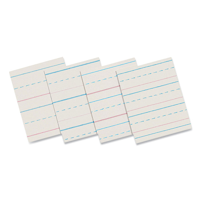 Pacon Multi-Program Handwriting Paper, 30 lb Bond Weight, 1/2" Long Rule, Two-Sided, 8 x 10.5, 500/Pack ZNBZP2612