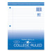 Roaring Spring Notebook Filler Paper, 3-Hole, 8.5 x 11, College Rule, 100/Pack ROA83911