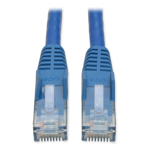 Tripp Lite CAT6 Gigabit Snagless Molded Patch Cable, 10 ft, Blue TRPN201010BL