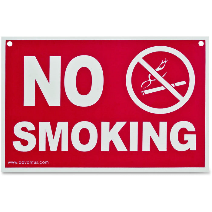 Advantus No Smoking Wall Sign - AVT83639