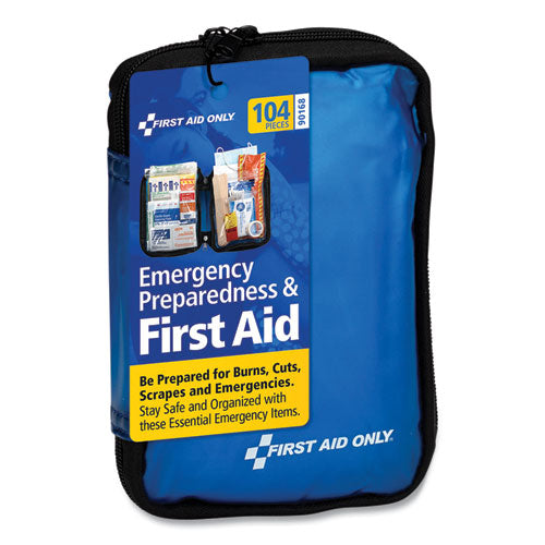 Soft-sided First Aid And Emergency Kit, 105 Pieces, Soft Fabric Case