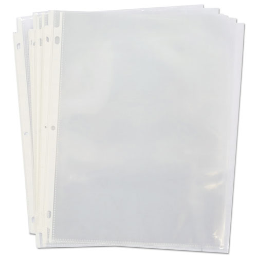 Top-load Poly Sheet Protectors, Heavy Gauge, Clear, 50-pack