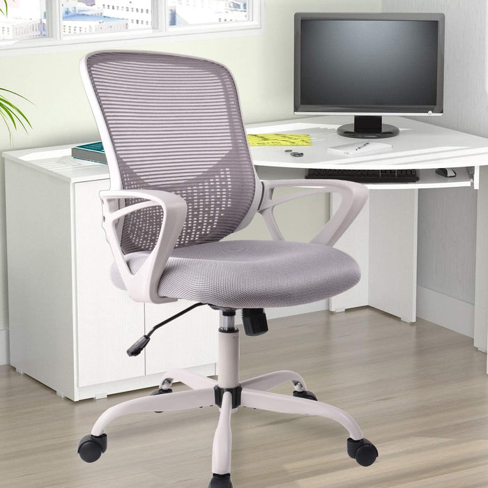 Home Office Chair Ergonomic Desk Chair Mesh Computer Chair with Lumbar Support Armrest Executive Rolling Swivel Adjustable Office Package