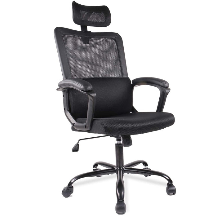 Mesh Office Computer Swivel Desk Task Ergonomic Executive High Back Chair Office Package